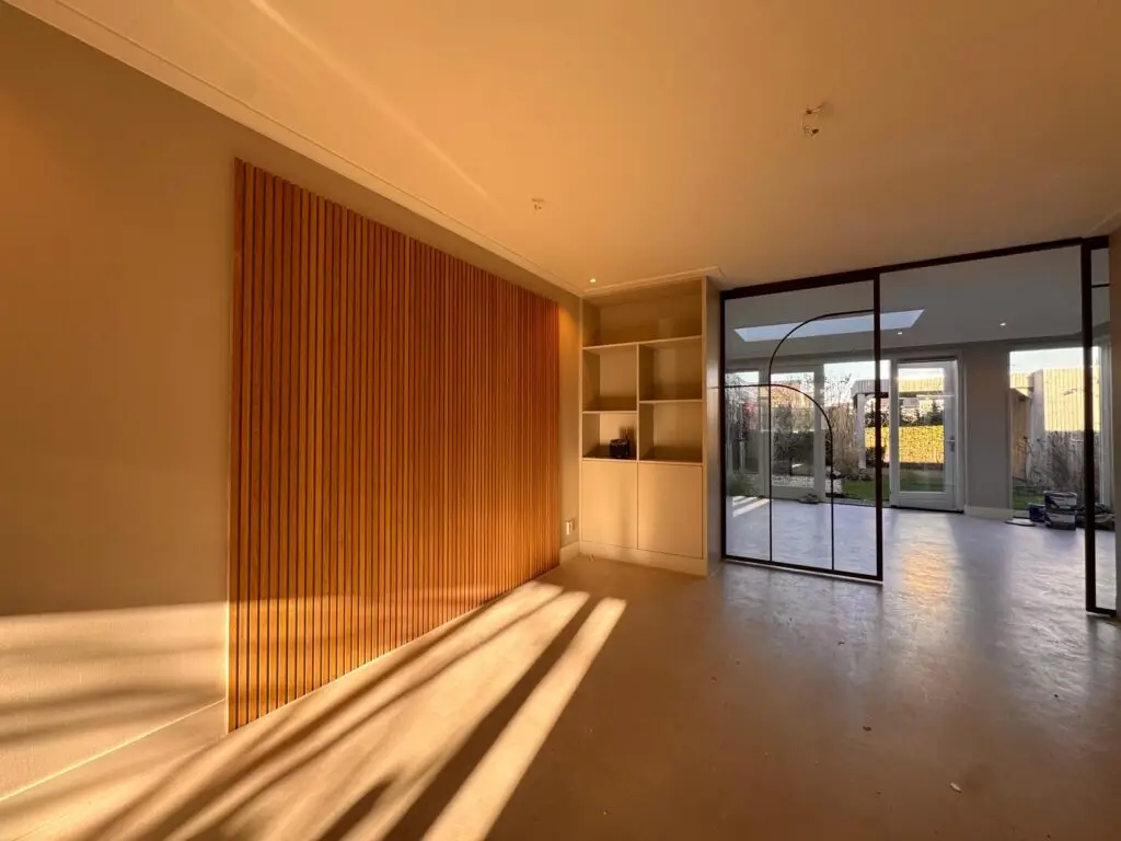 Wandafwerking Haarlem energiezuinig huis