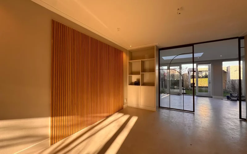 Wandafwerking Haarlem energiezuinig huis